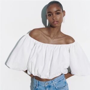 Zara Off The Shoulder Top